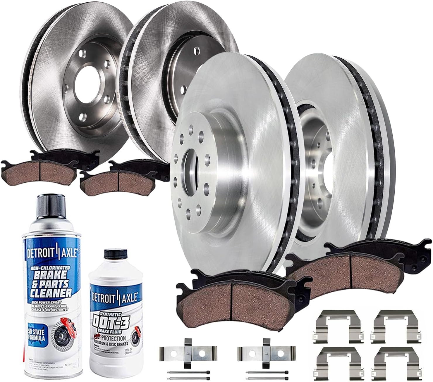 2016-2017 Cadillac CT6 Front and Rear Brake Kit - Detroit Axle