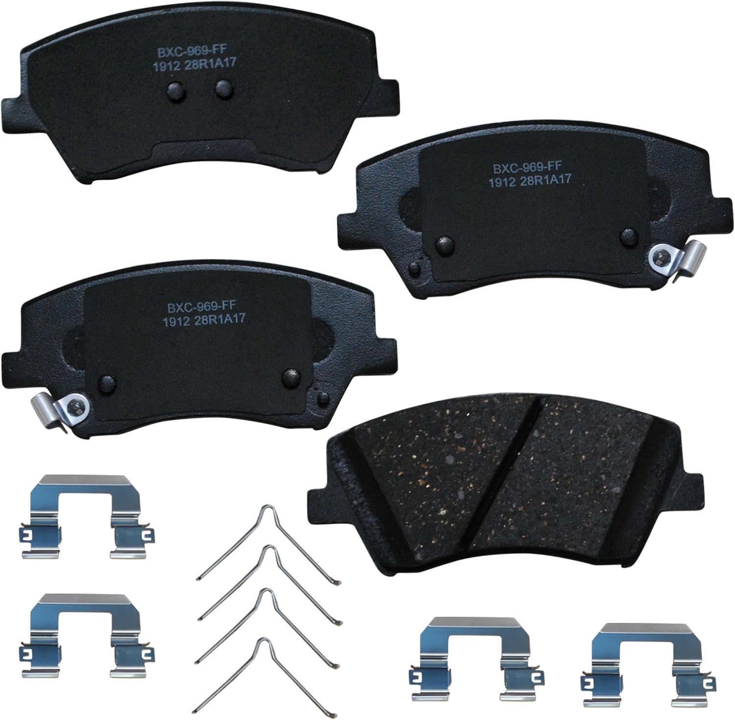 2017-2020 Hyundai Elantra Front Ceramic Brake Pads - Bendix