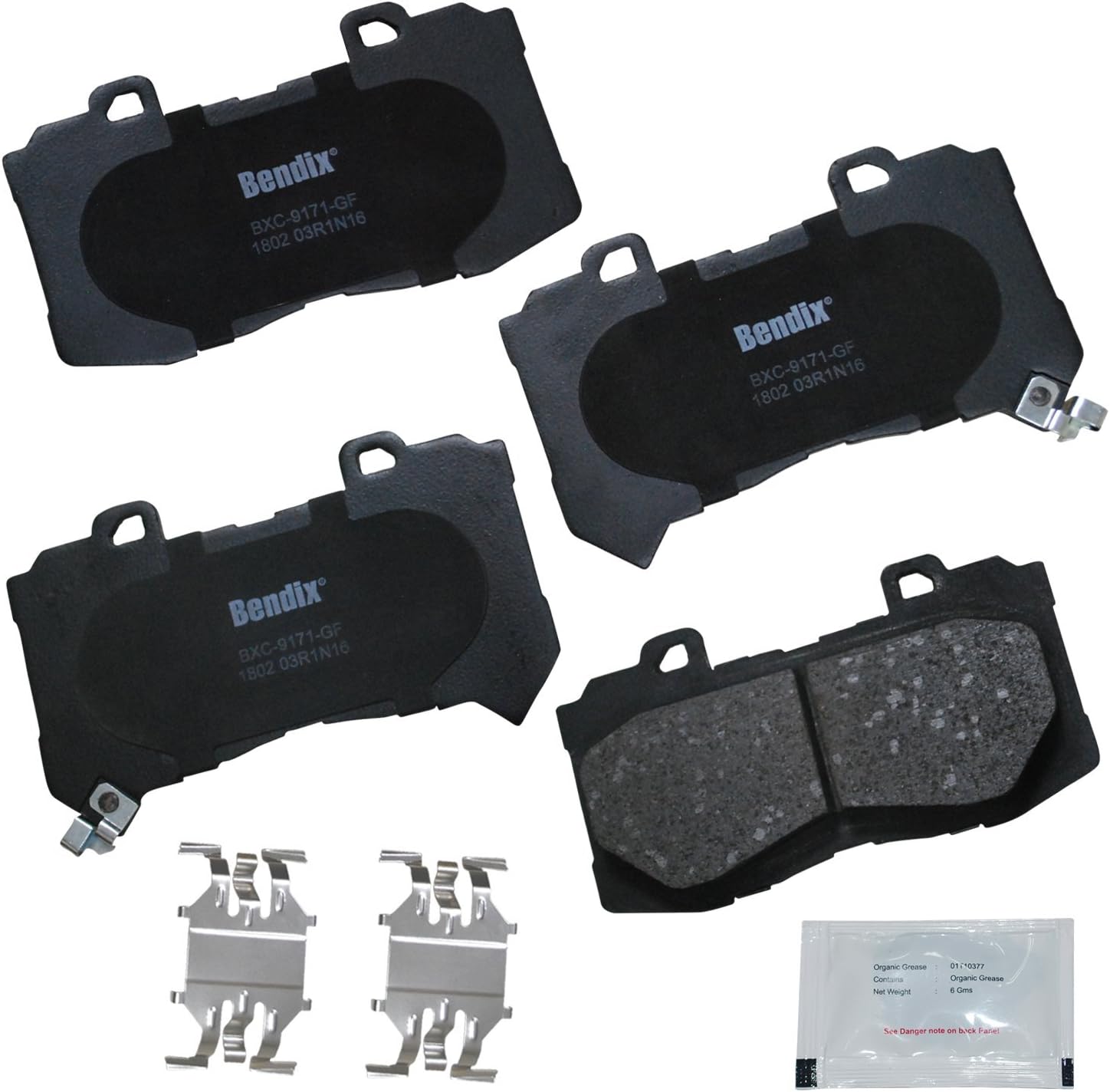 2015-2020 Chevrolet Colorado Front Ceramic Brake Pads - Bendix