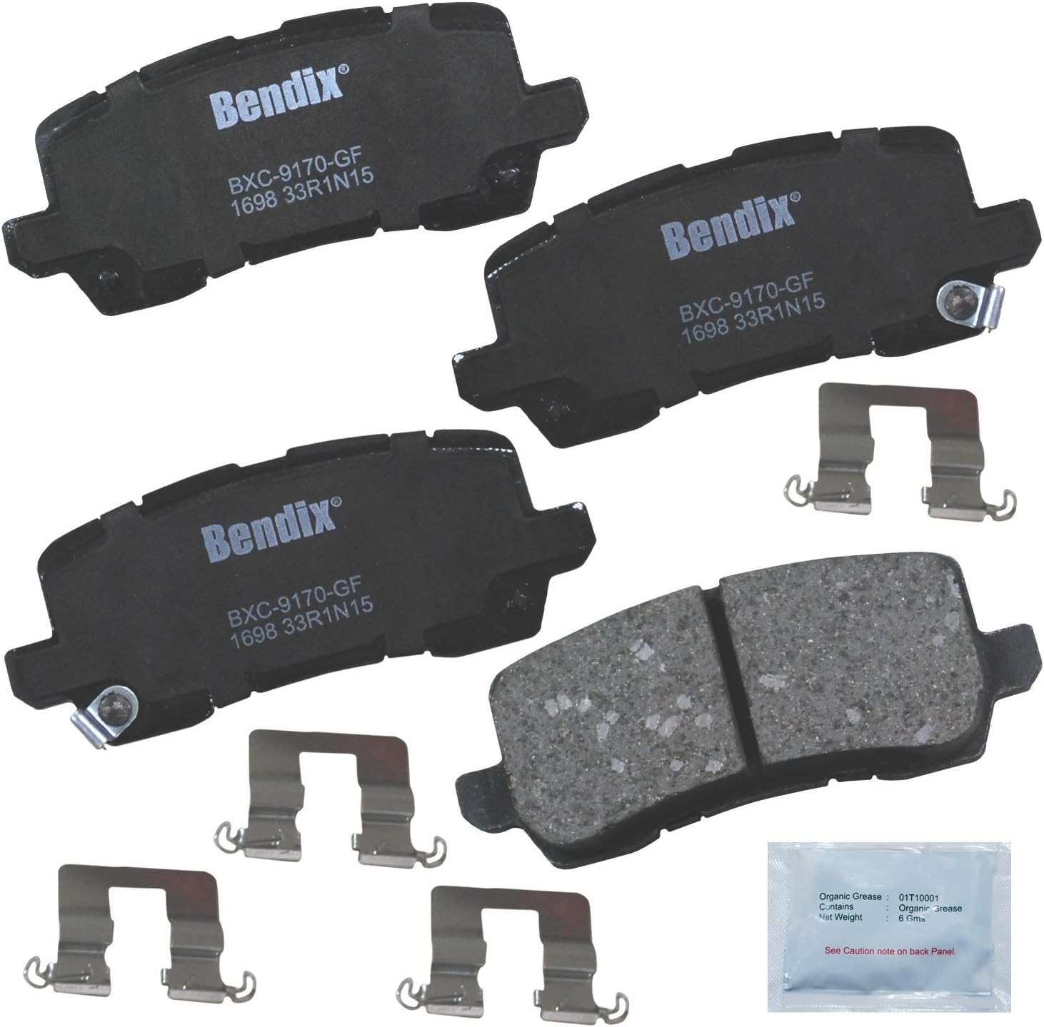 2015-2020 Acura TLX Rear Ceramic Brake Pads - Bendix