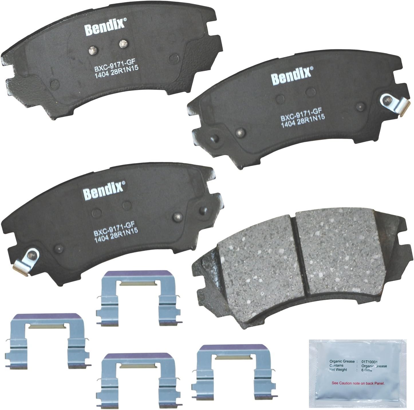 2010-2015 Chevrolet Camaro Front Ceramic Brake Pads - Bendix