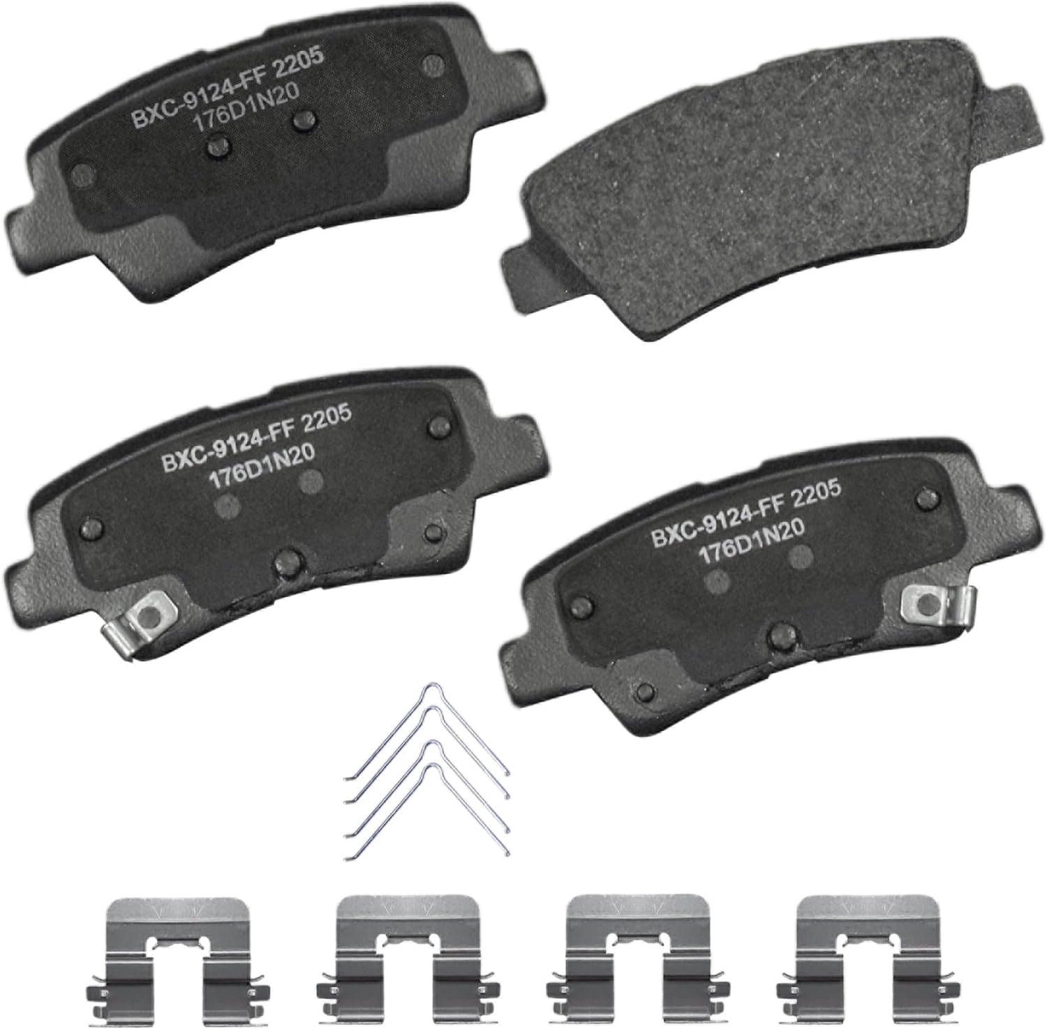 2019-2023 Kia Forte Rear Ceramic Brake Pads - Bendix