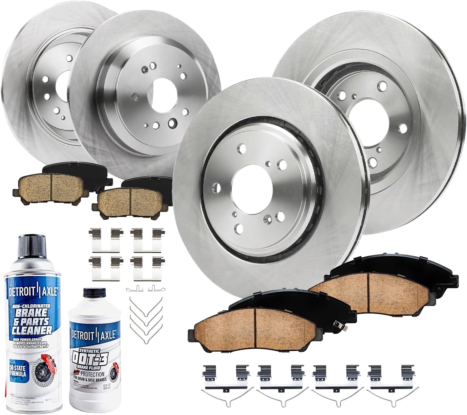 2014-2016 Acura MDX Front & Rear Brake Kit - Detroit Axle