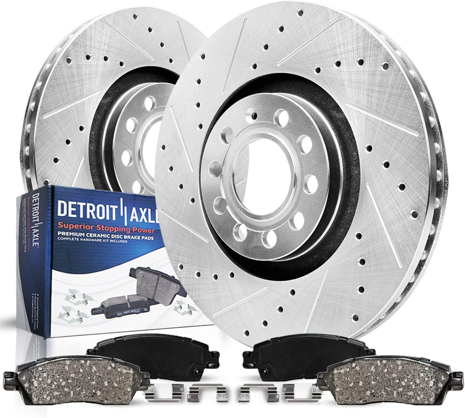 2009-2017 Volkswagen Tiguan Front Brake Kit - Detroit Axle