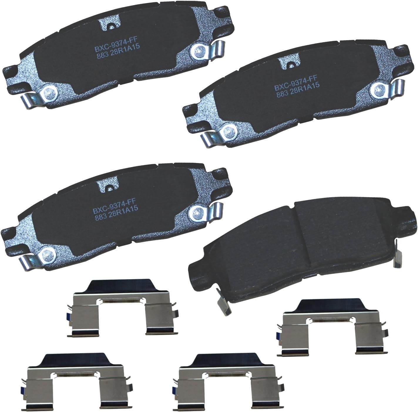 2009-2017 Chevrolet Traverse Rear Ceramic Brake Pads - Bendix