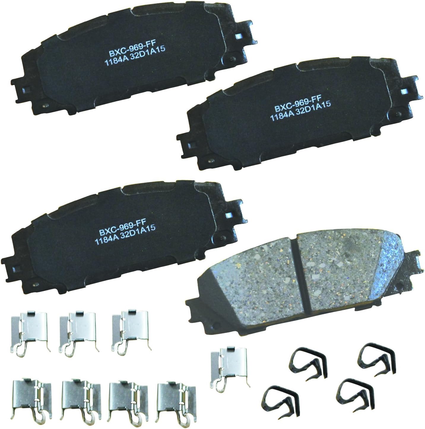 2014-2019 Corolla E170 Front Ceramic Brake Pads - Bendix Premium