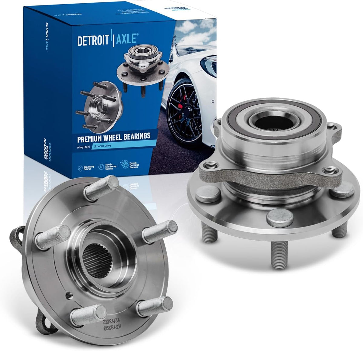 2011-2017 Honda Odyssey Front Wheel Hub and Bearing Pair - Detroit Axle