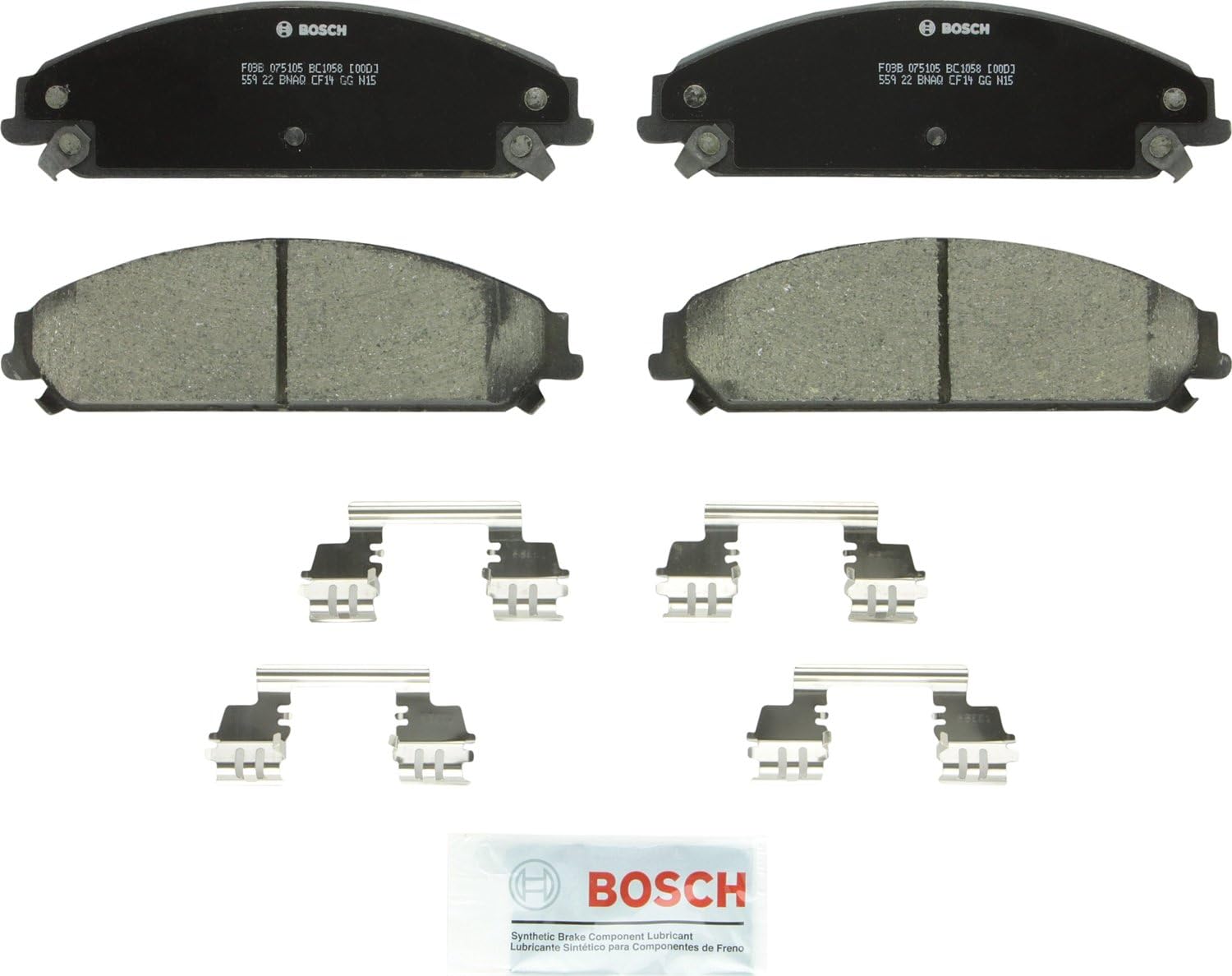 2011-2020 Dodge Charger Challenger Chrysler 300 Front Ceramic Brake Pads - Bosch