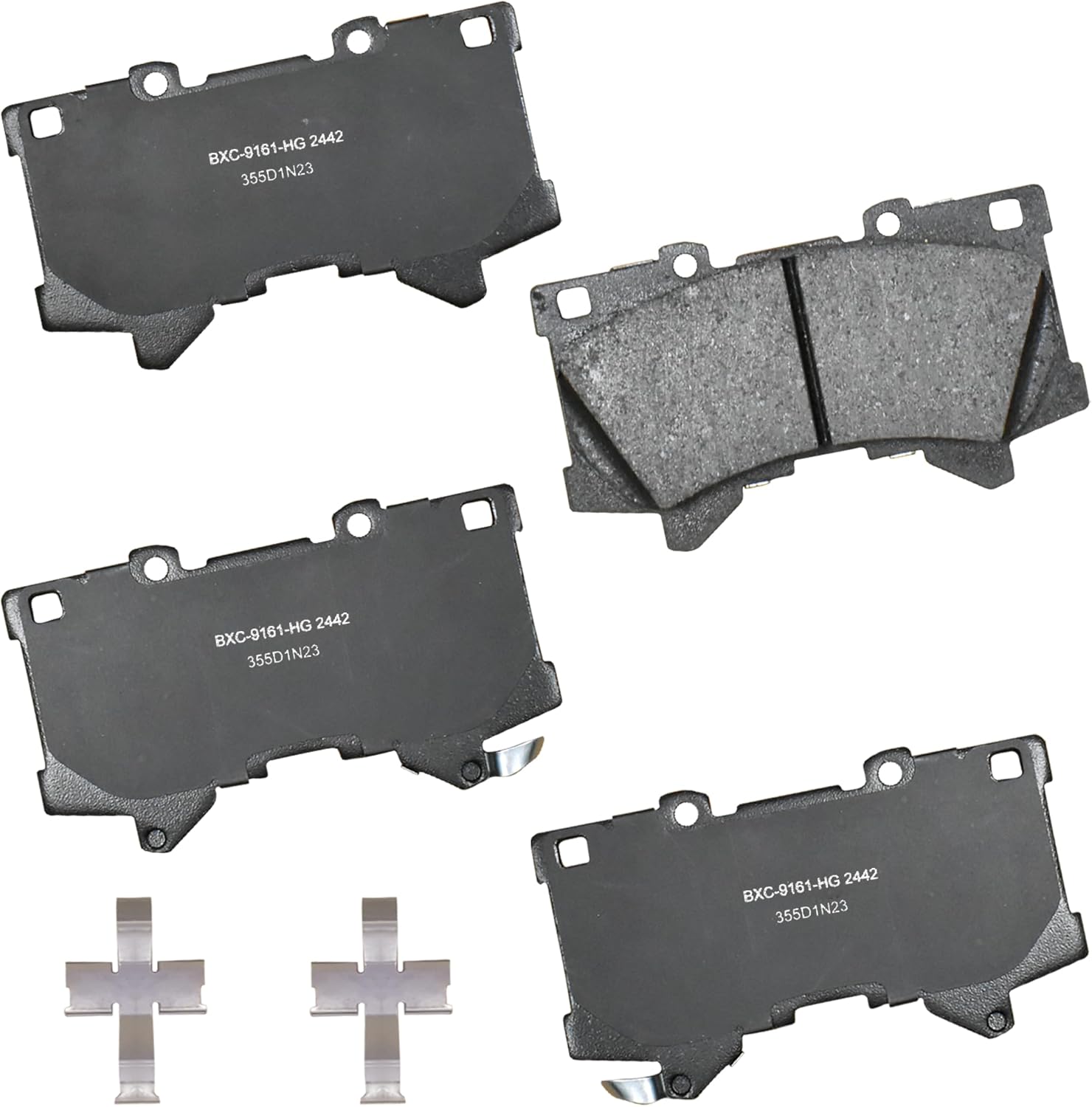 2022-2024 Toyota Tundra 2023-2024 Sequoia 2022-2024 Lexus LX600 Front Premium Ceramic Brake Pads - Bendix SBC2442