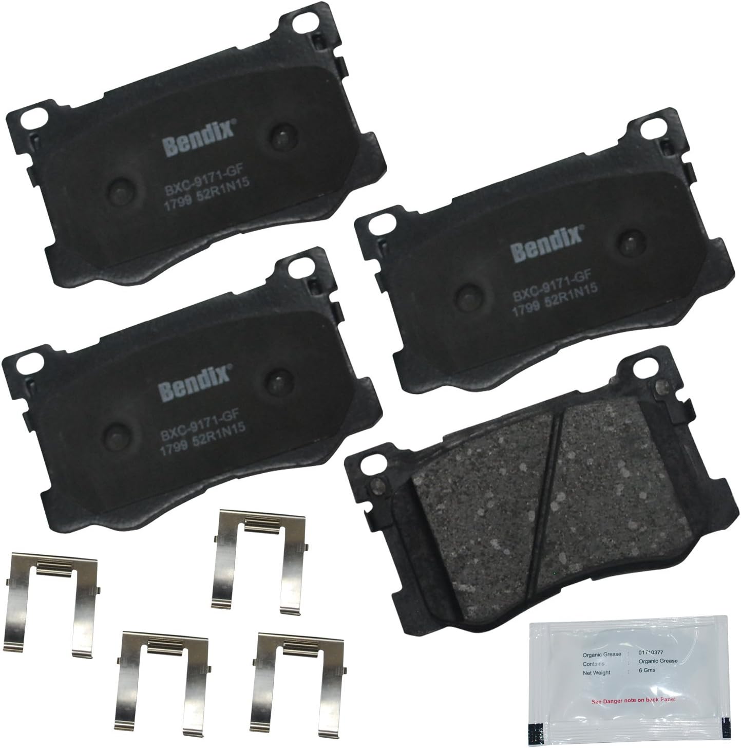 2017-2018 Genesis G80 Front Ceramic Brake Pads - Bendix