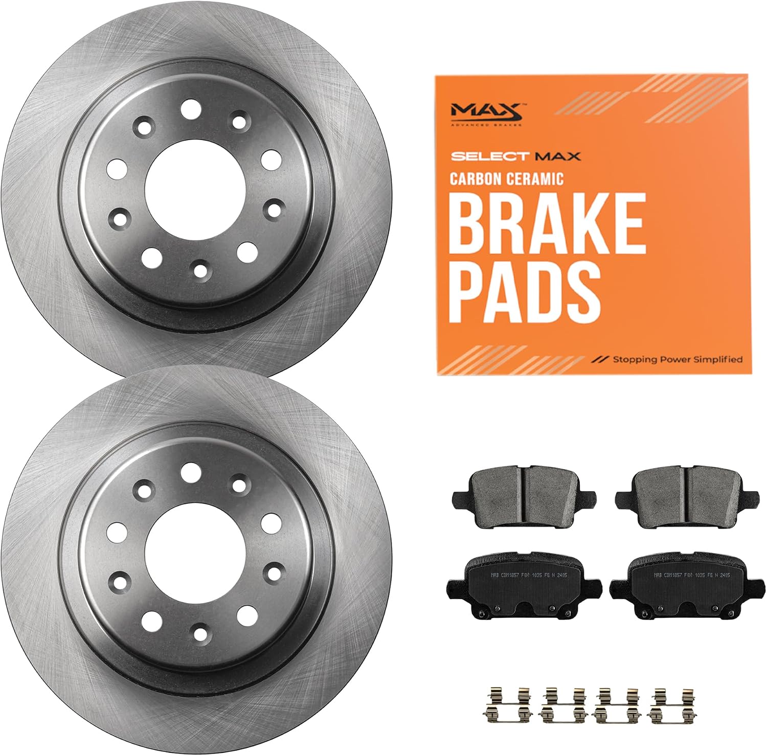 2018-2021 Chevrolet Equinox Rear Brake Kit - Max Advanced Brakes