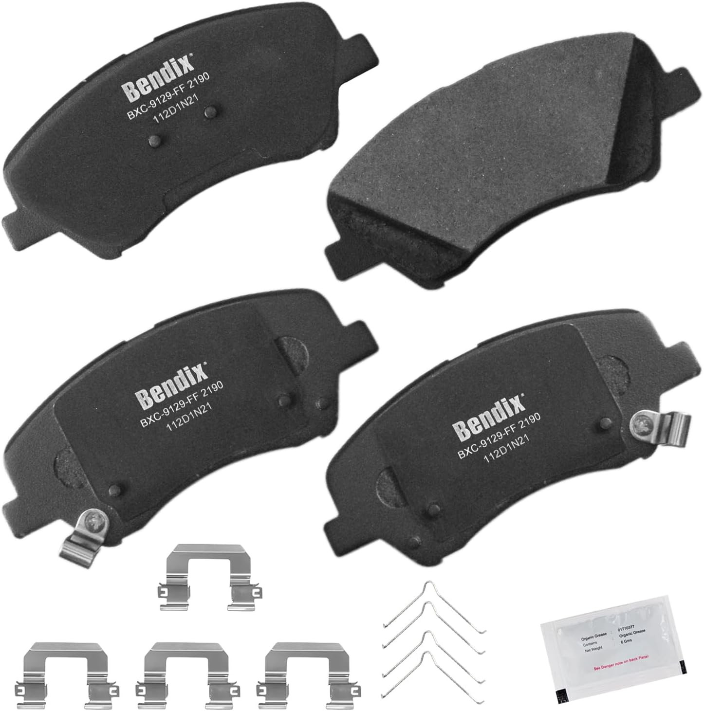 2018-2023 Kia Rio Front Ceramic Brake Pads - Bendix