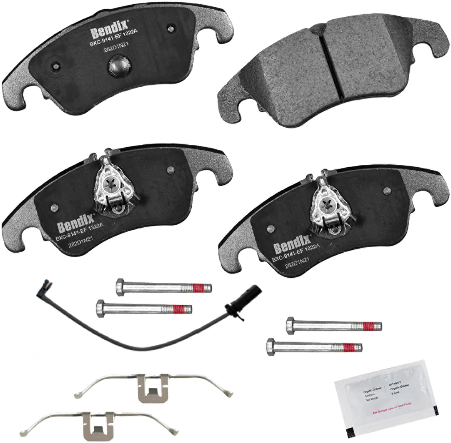 2009-2016 Audi A4 Front Ceramic Brake Pads - Bendix
