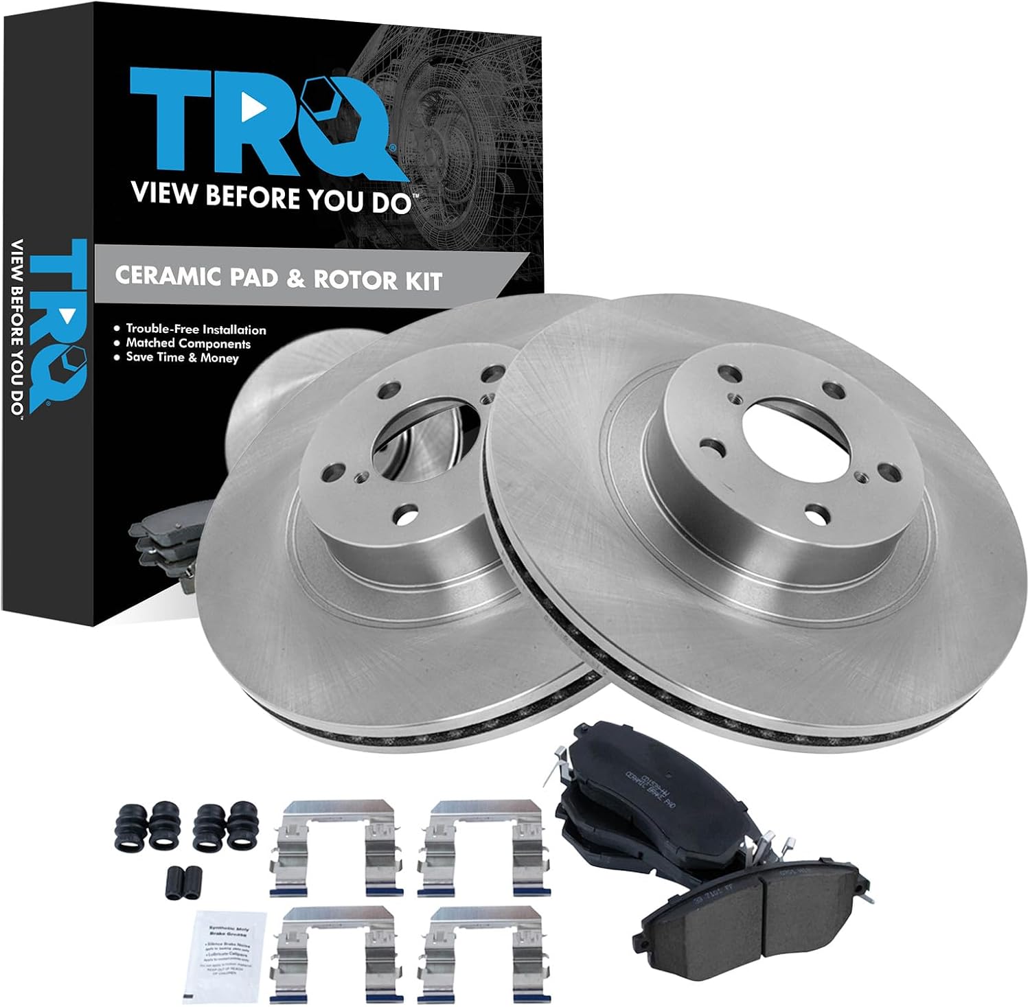 2011-2019 Subaru Forester Impreza Outback Crosstrek BRZ Scion FR-S Toyota 86 Front Brake Kit - TRQ