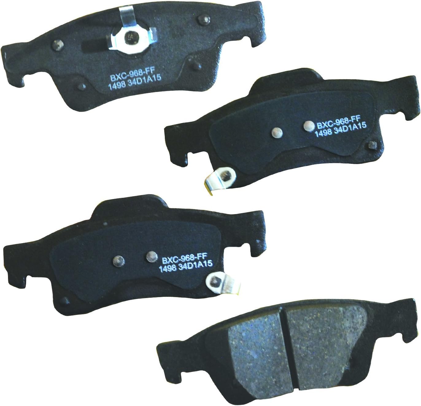 2011-2018 Jeep Grand Cherokee Dodge Durango Rear Ceramic Brake Pads - Bendix