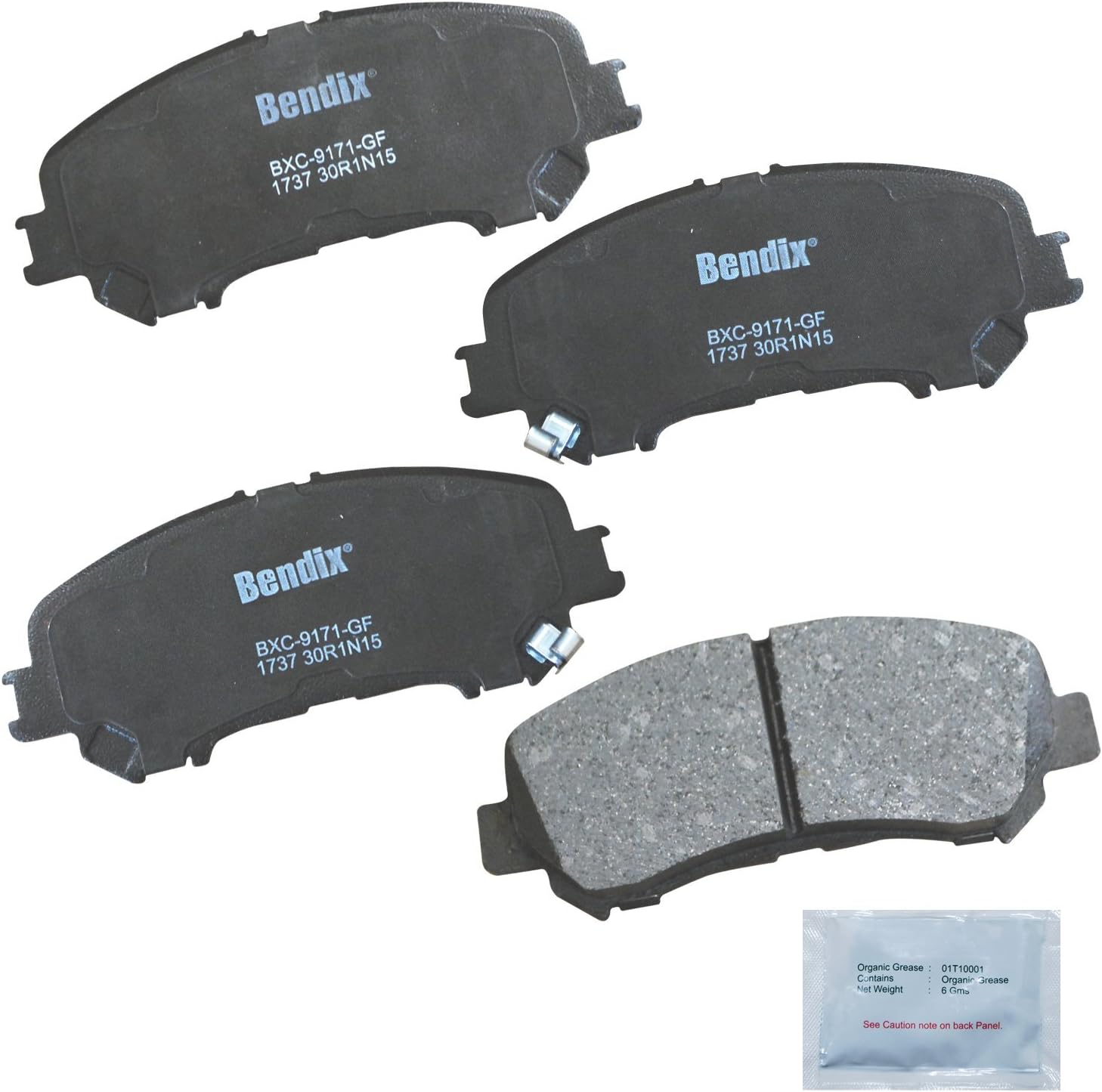 2014-2020 Nissan Rogue Front Ceramic Brake Pads - Bendix Priority1