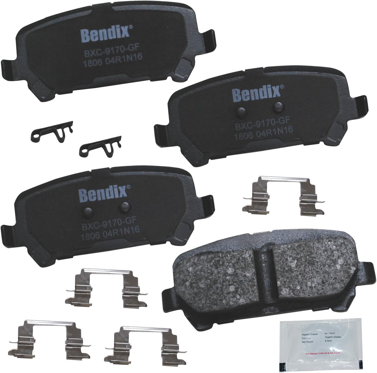 2015-2022 Chevy Colorado GMC Canyon Rear Ceramic Brake Pads - Bendix