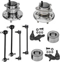2007-2011 Toyota Camry Front Wheel Hub and Bearing Pair - Detroit Axle