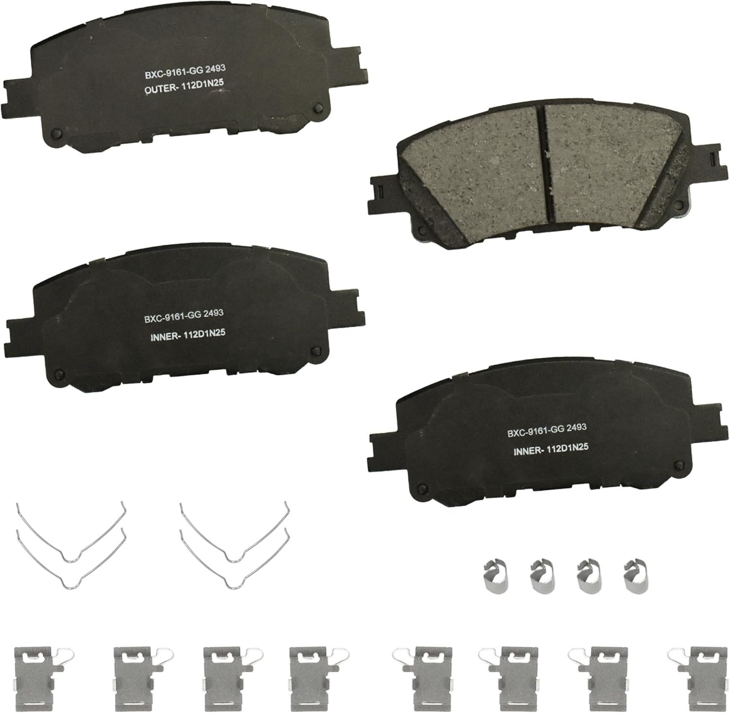 2024-2025 Mazda CX-90 Front Ceramic Brake Pads - Bendix