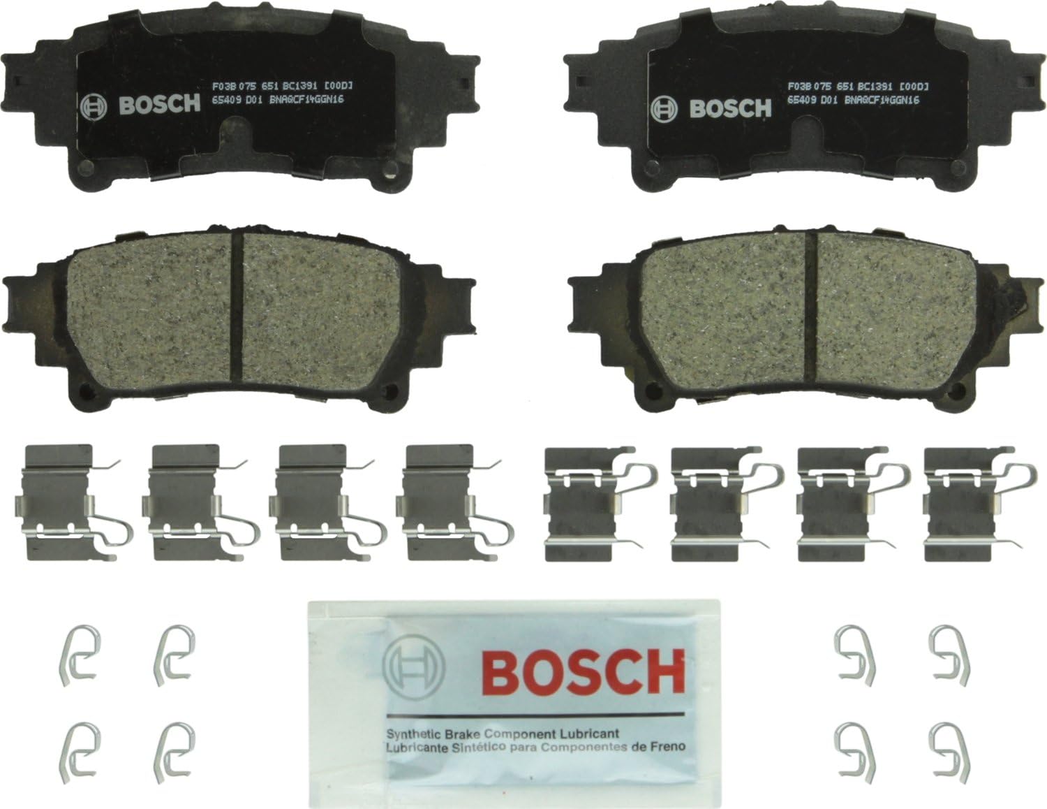 2014-2019 Toyota Highlander Rear Ceramic Brake Pads - Bosch