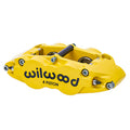 Wilwood Forged Superlite 4R Caliper Yellow - 1.38in Pistons, 1.10in Rotor - 120-14056-Y