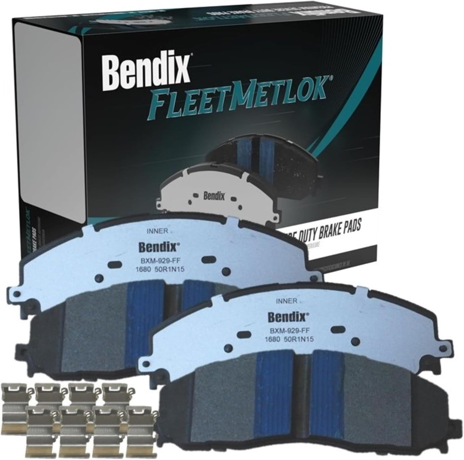 2011-2016 Ford F-250 F-350 Super Duty Front Semi-Metallic Brake Pads - Bendix