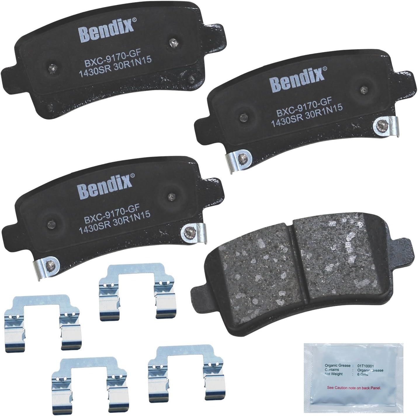 2013-2020 Chevrolet Impala / Buick LaCrosse Rear Ceramic Brake Pads - Bendix