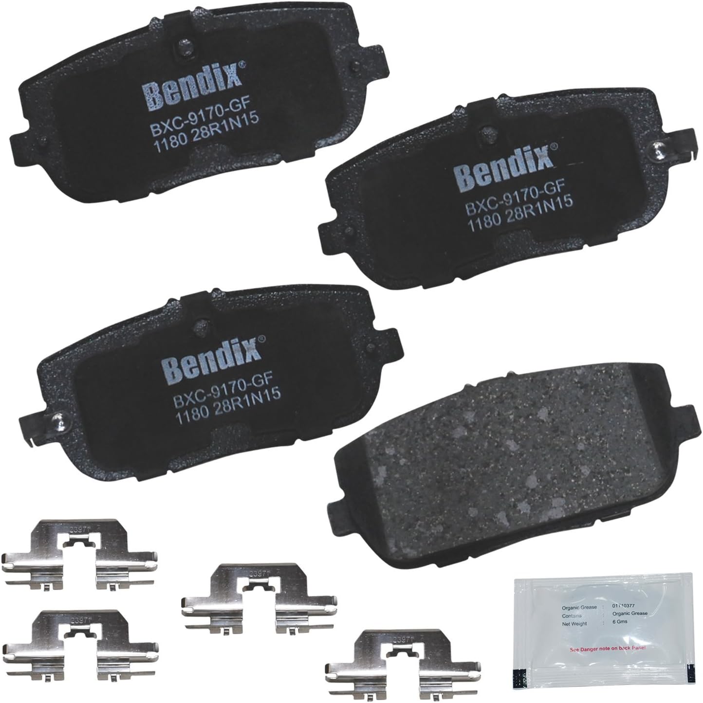 2006-2023 Mazda MX-5 Miata Rear Ceramic Brake Pads - Bendix