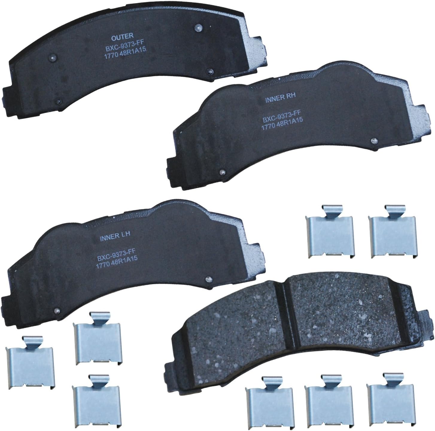 2009-2014 F-150 Front Ceramic Brake Pads - Bendix Premium