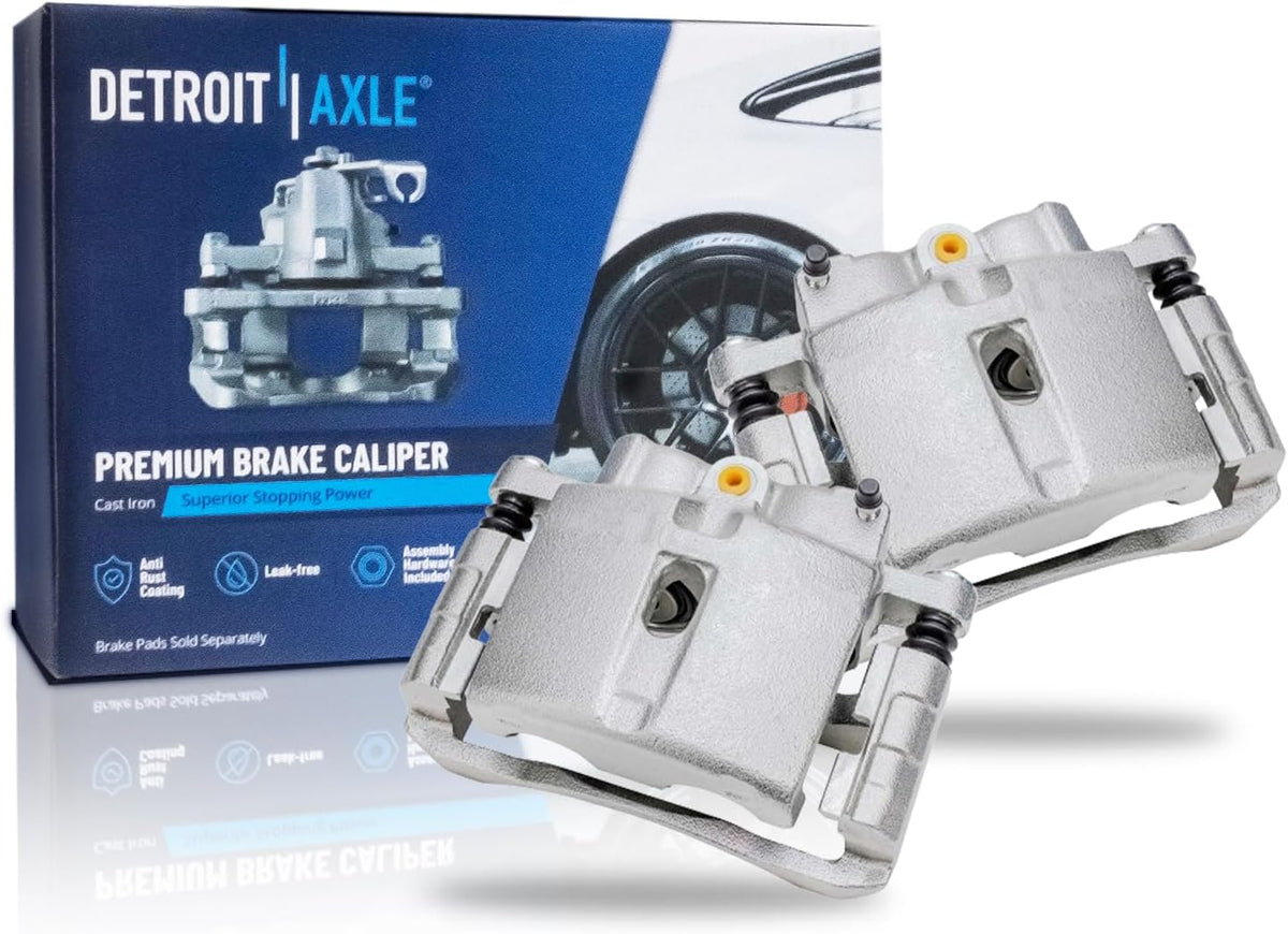 1999-2006 Chevrolet Silverado 1500 Front Brake Caliper Pair with Brackets - Detroit Axle
