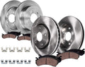 2016-2022 Hyundai Tucson Kia Sportage Front and Rear (F+R) Brake Rotors and Ceramic Pads Kit - Detroit Axle