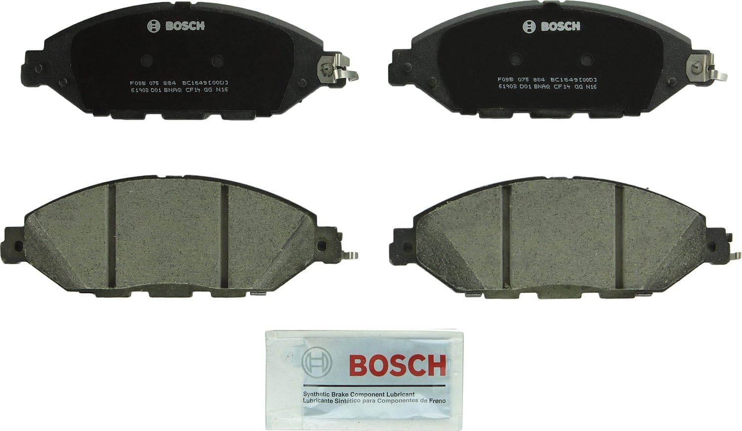 2013-2020 Nissan Pathfinder Murano Front Ceramic Brake Pads - Bosch