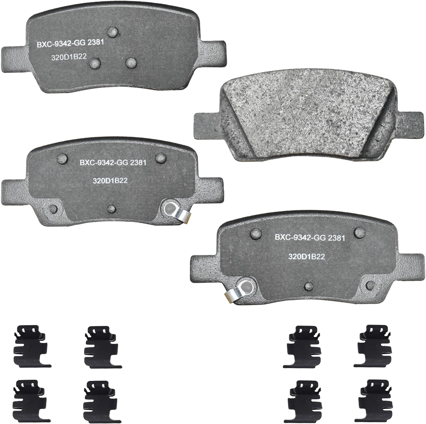 2022-2024 Hyundai Santa Cruz Rear Ceramic Brake Pads - Bendix
