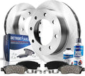 2011-2019 Silverado 2500 HD 3500 HD Sierra 2500 HD 3500 HD Front Brake Kit 13.98 inch Rotors + Ceramic Pads - Detroit Axle