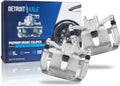 2012-2020 Ford F-150 Rear Brake Calipers with Brackets - Pair - Manual Parking Brake - Detroit Axle