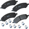 Chrysler Aspen Dodge Dakota Durango Ram 1500 Ram 1500 Classic Mitsubishi Raider Front Premium Ceramic Brake Pads - Bendix SBC1084