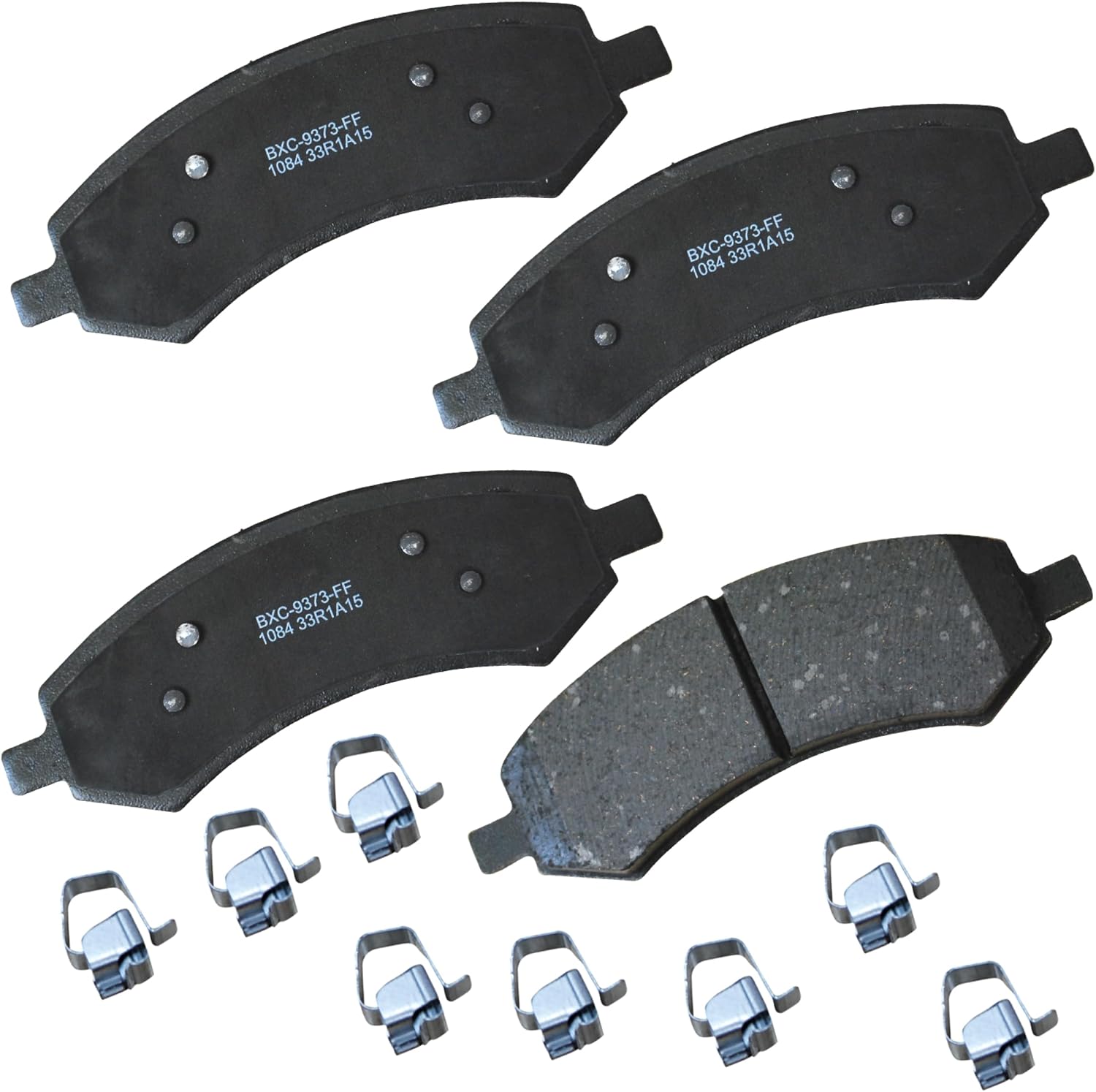 Chrysler Aspen Dodge Dakota Durango Ram 1500 Ram 1500 Classic Mitsubishi Raider Front Premium Ceramic Brake Pads - Bendix SBC1084