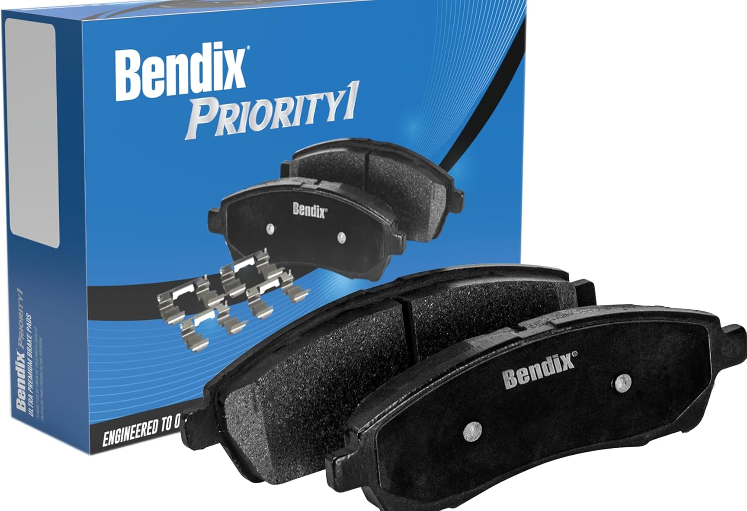 2008-2014 Cadillac CTS Front Ceramic Brake Pads - Bendix