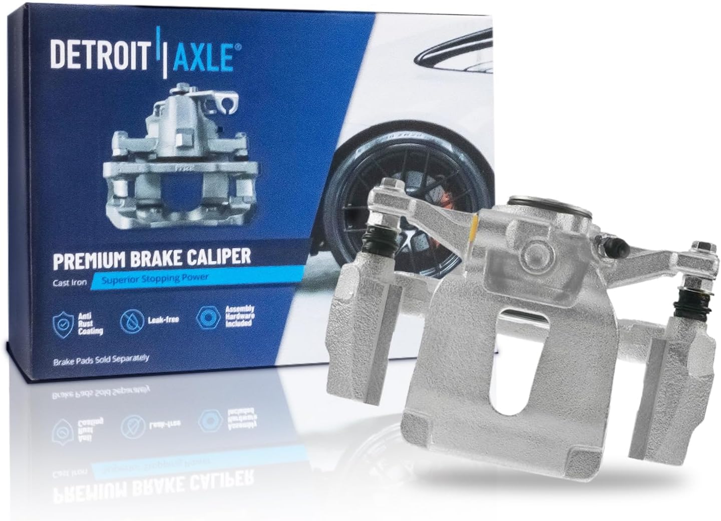 2015-2017 Ford F-150 Rear Right Passenger Side Brake Caliper - Electronic Parking Brake - Detroit Axle