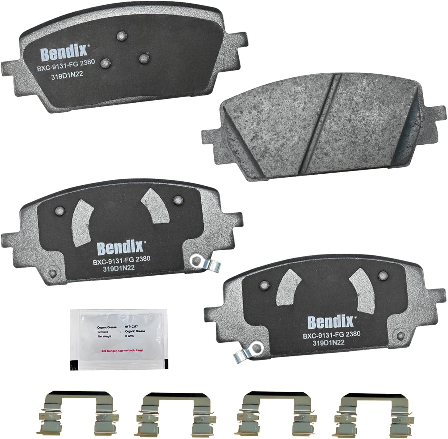 2022-2023 Hyundai Santa Cruz Front Ceramic Brake Pads - Bendix
