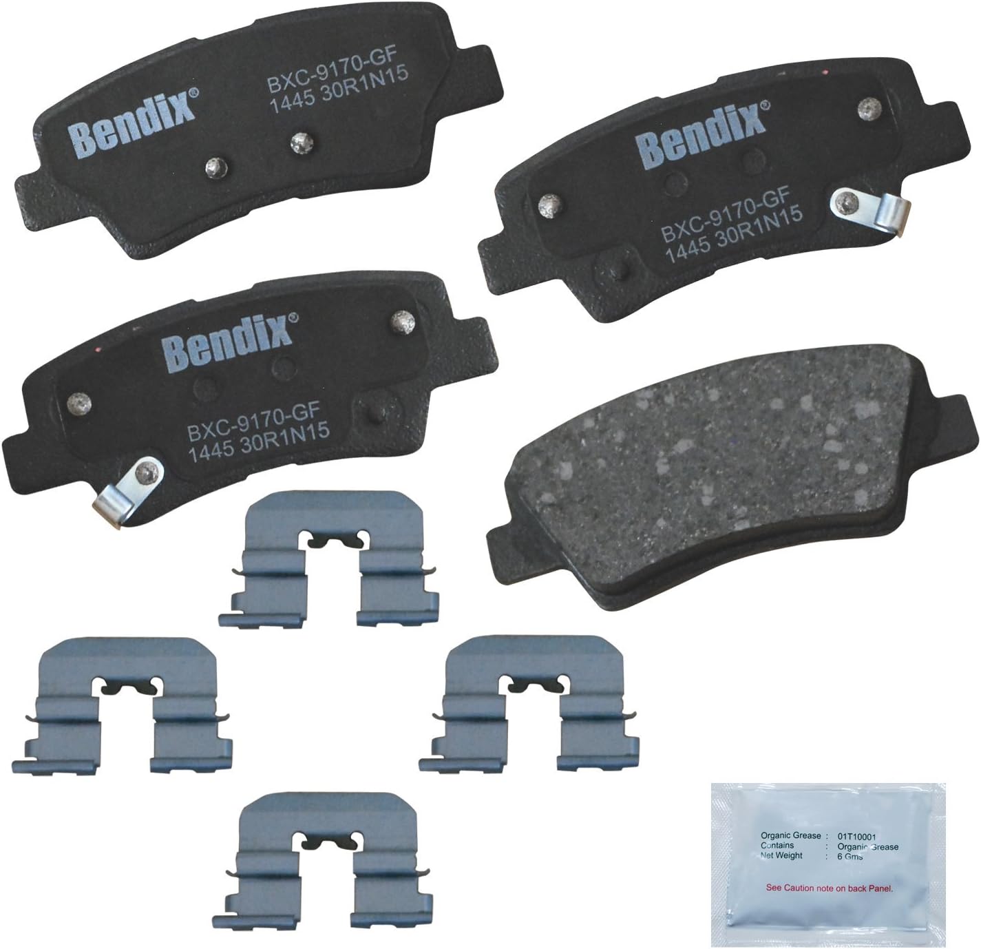 2011-2016 Kia Optima / Hyundai Sonata Rear Ceramic Brake Pads - Bendix