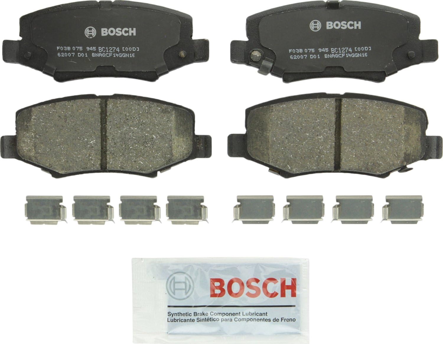 2007-2018 Jeep Wrangler JK Rear Ceramic Brake Pads - Bosch