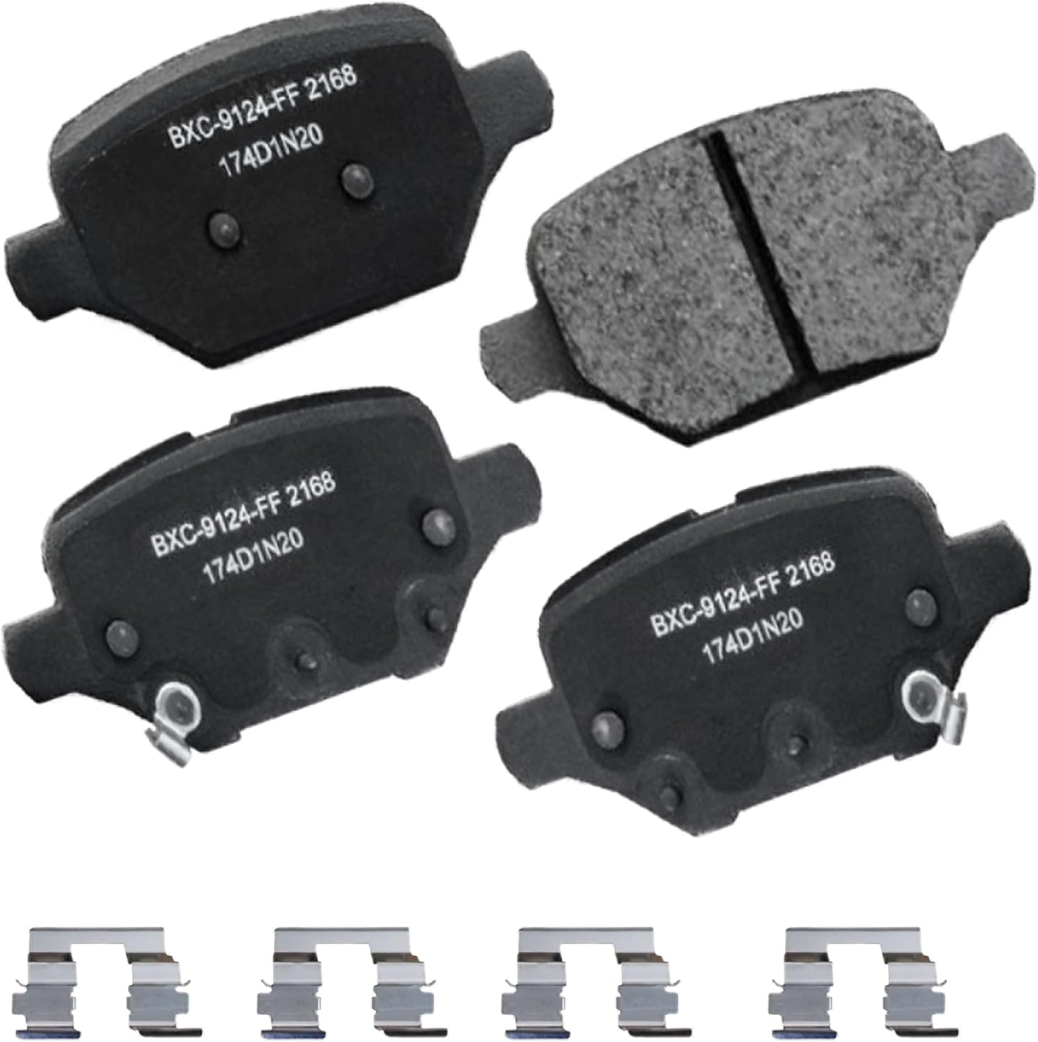 2018-2022 Chevrolet Trax / Buick Encore Rear Ceramic Brake Pads - Bendix