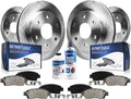 2005-2025 Nissan Frontier V6 Xterra Front and Rear Complete Brake Kit Rotors Ceramic Pads - Detroit Axle