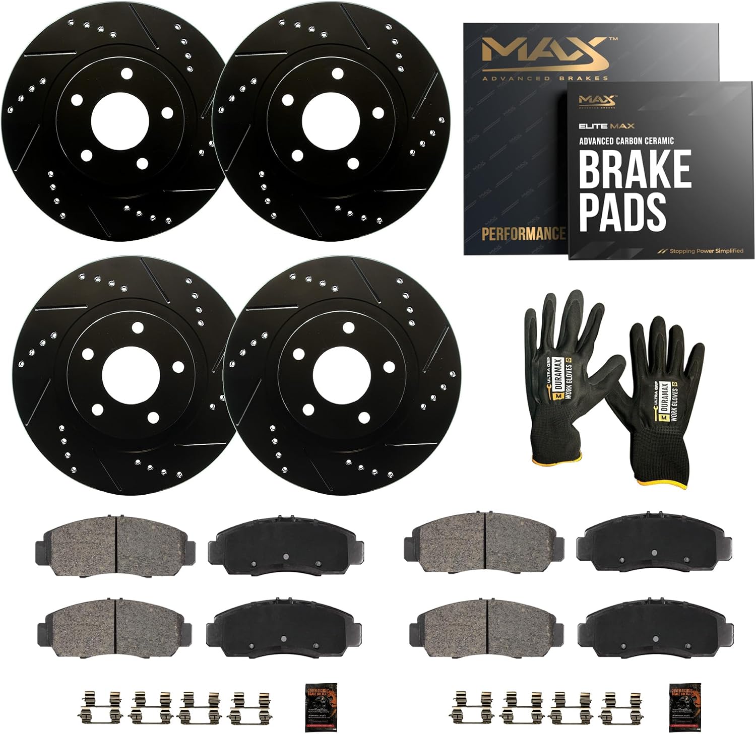 2016-2019 Chevrolet Cruze Front and Rear Brake Kit - Max Advanced Brakes