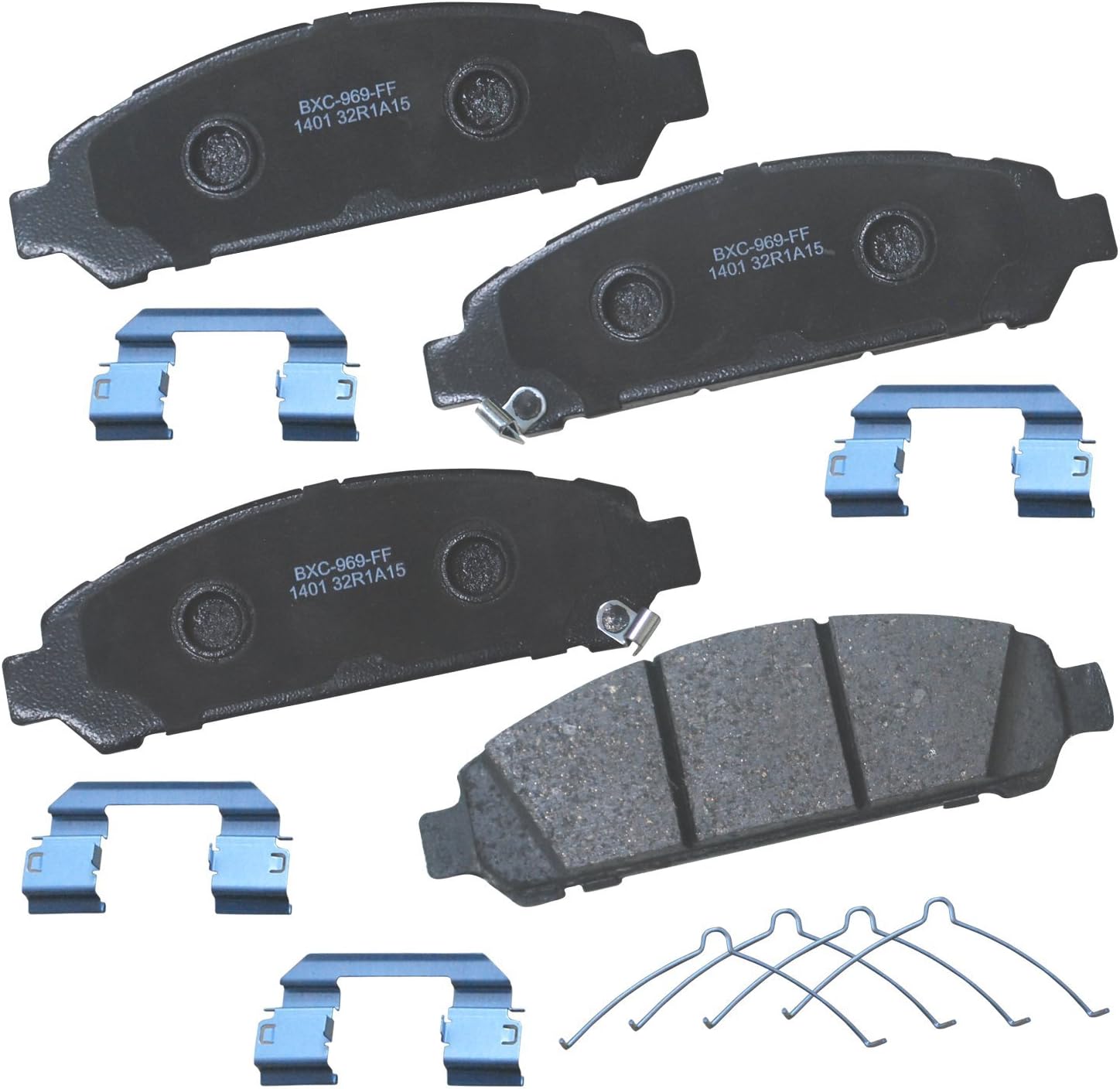 2009-2016 Toyota Venza Front Ceramic Brake Pads - Bendix