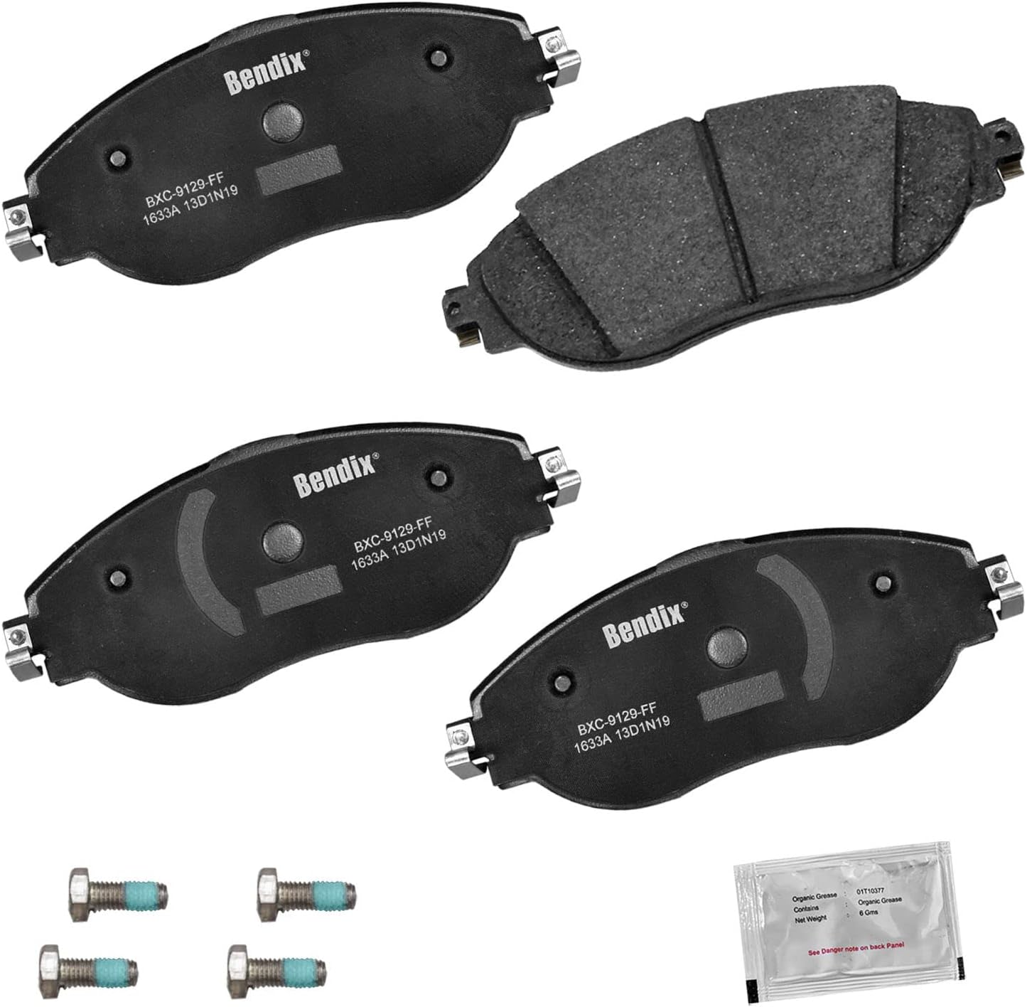 2018-2023 Volkswagen Tiguan Atlas Front Ceramic Brake Pads - Bendix