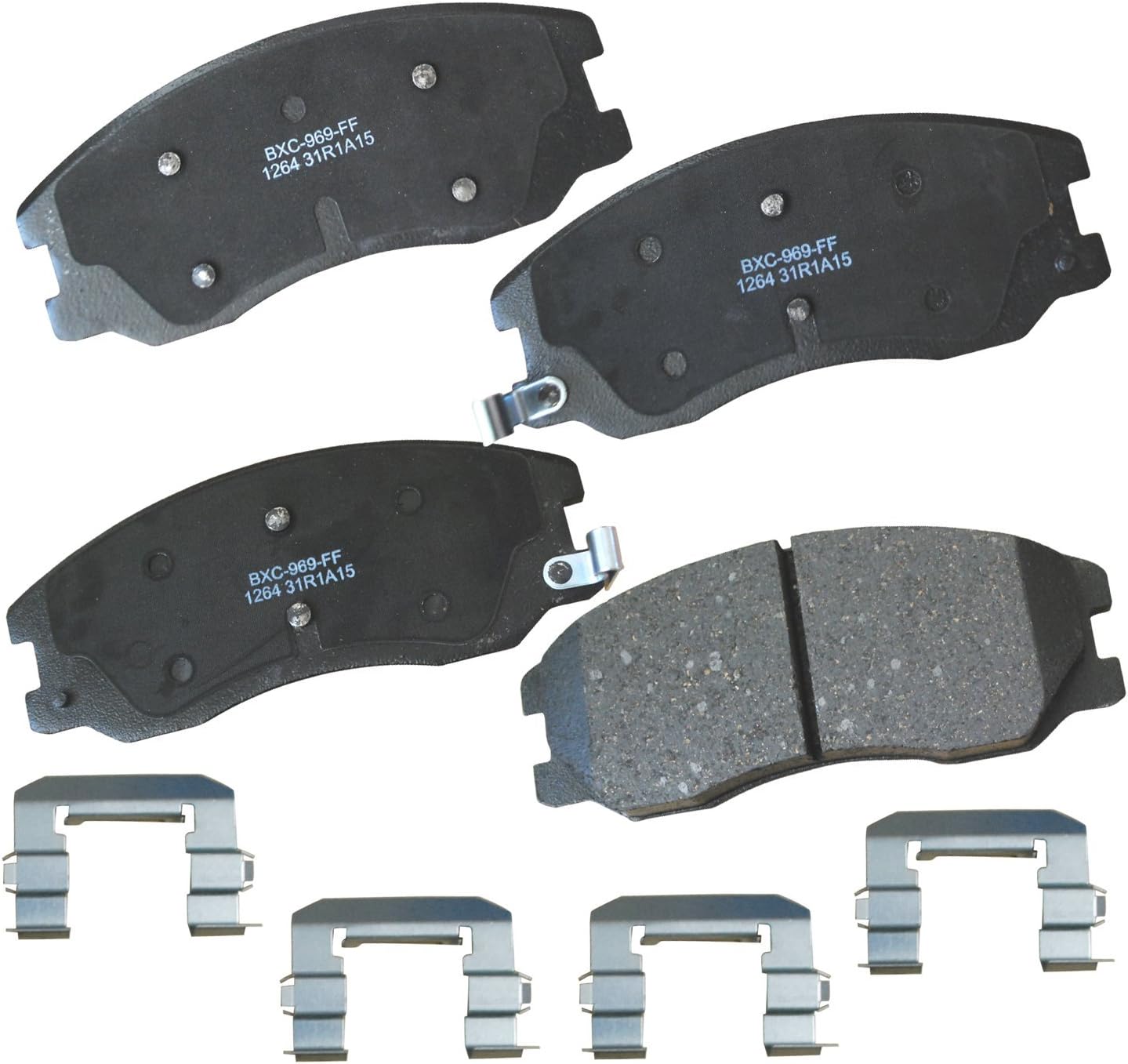 2008-2015 Chevrolet Captiva Sport Front Ceramic Brake Pads - Bendix