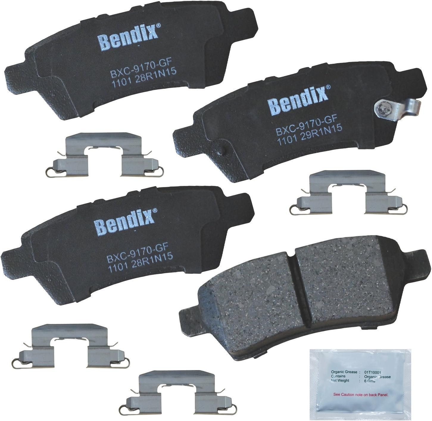 2005-2012 Nissan Pathfinder Rear Ceramic Brake Pads - Bendix