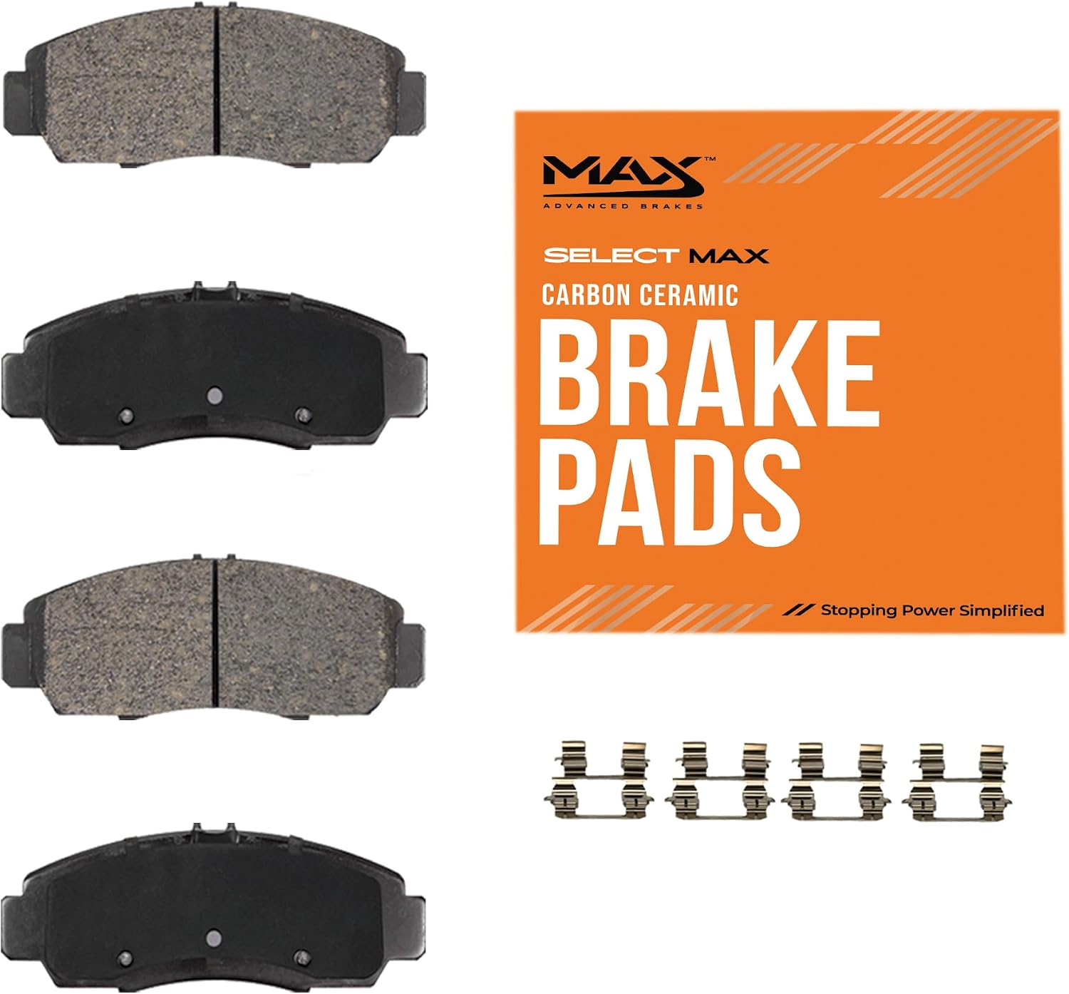 2018-2023 Volkswagen Tiguan / Jetta Front Ceramic Brake Pads - Max Advanced Brakes